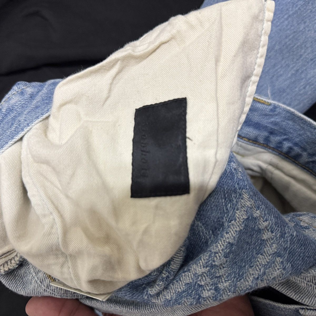 Japanese Brand Iroquois Cinch Back Japanese Selvedge Denim Size US 34 / EU 50 - 6 Thumbnail