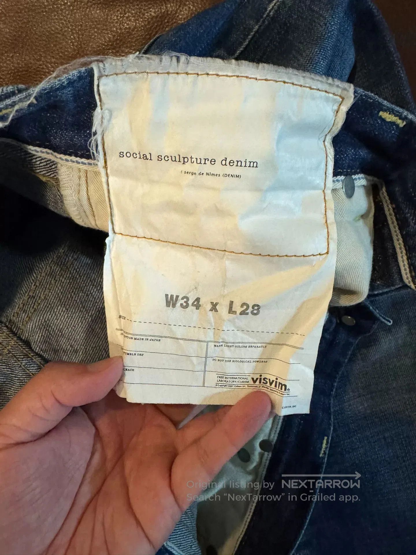 Visvim visvim 10 D5 Denim Jeans W34L28. Size US 34 / EU 50 - 4 Thumbnail
