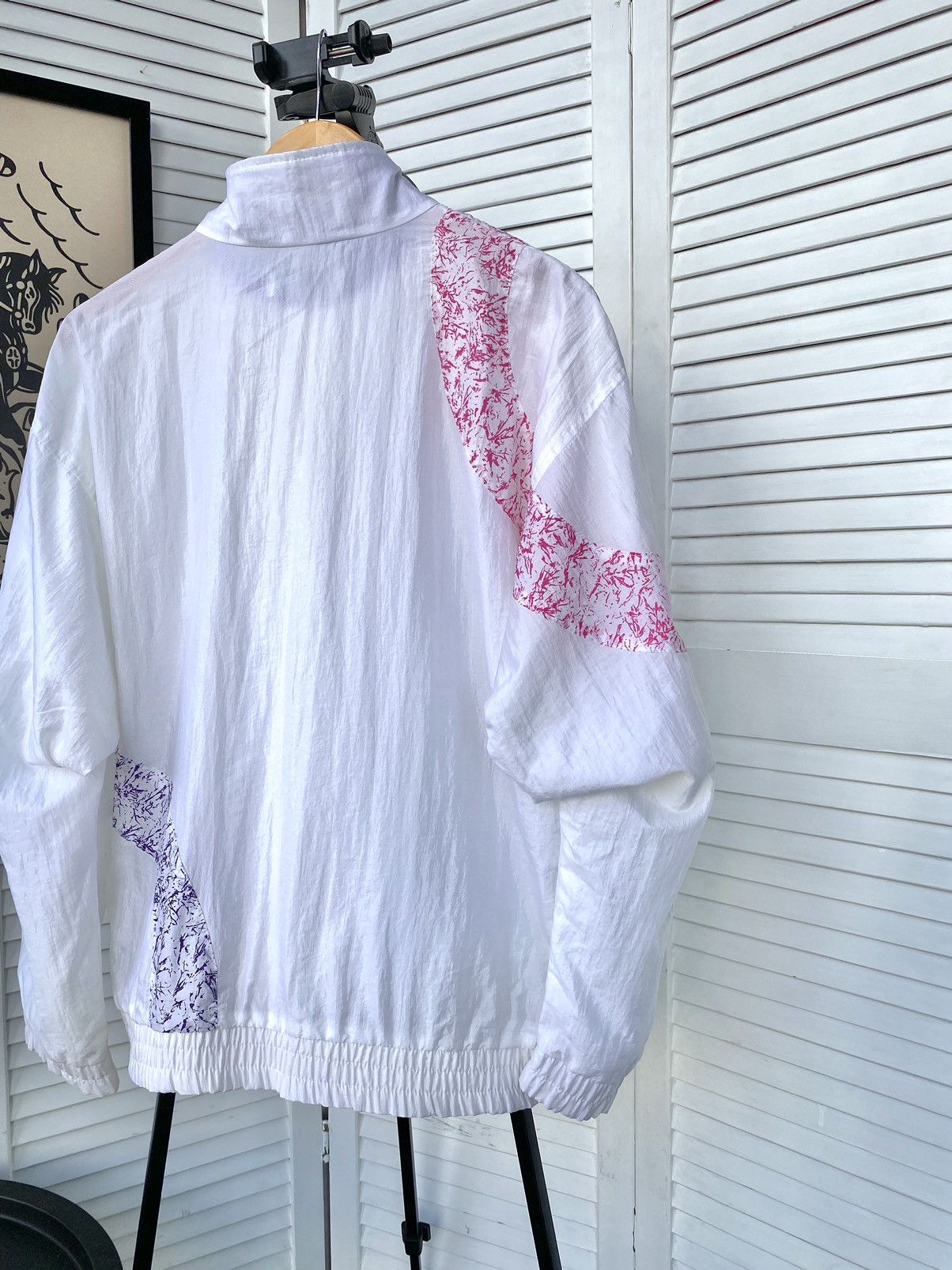 Fila × Vintage Vintage FILA Track Retro Jacket Nylon 90s Abstract Print Size US M / EU 48-50 / 2 - 10 Thumbnail