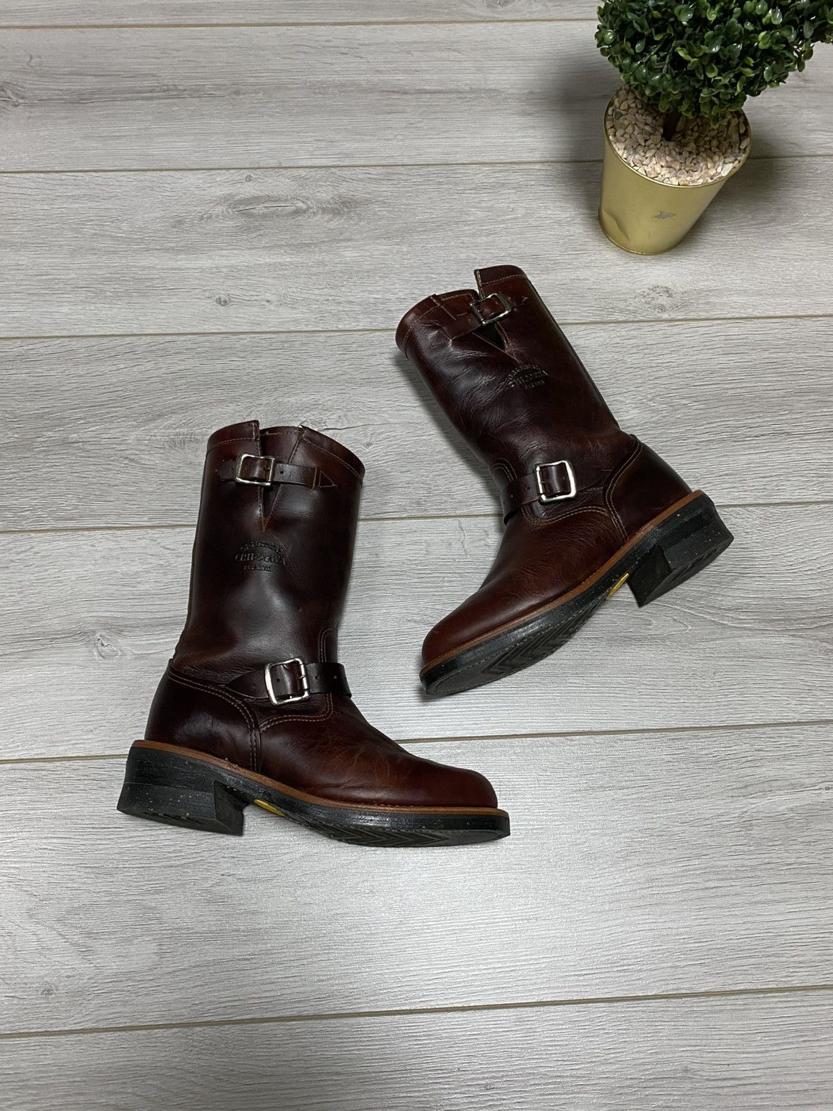 Chippewa Chippewa Leather high Boots biker Size US 7.5 / EU 40-41 - 1 Thumbnail