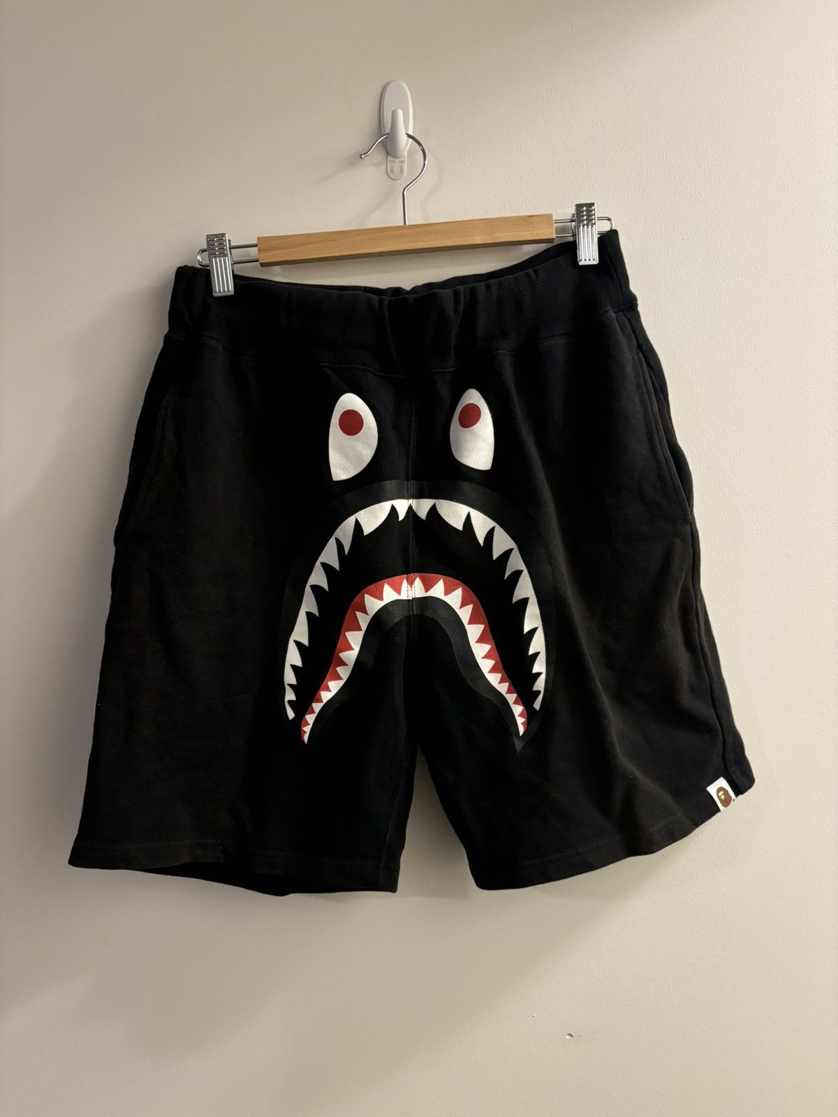 Bape Black Shark Shorts