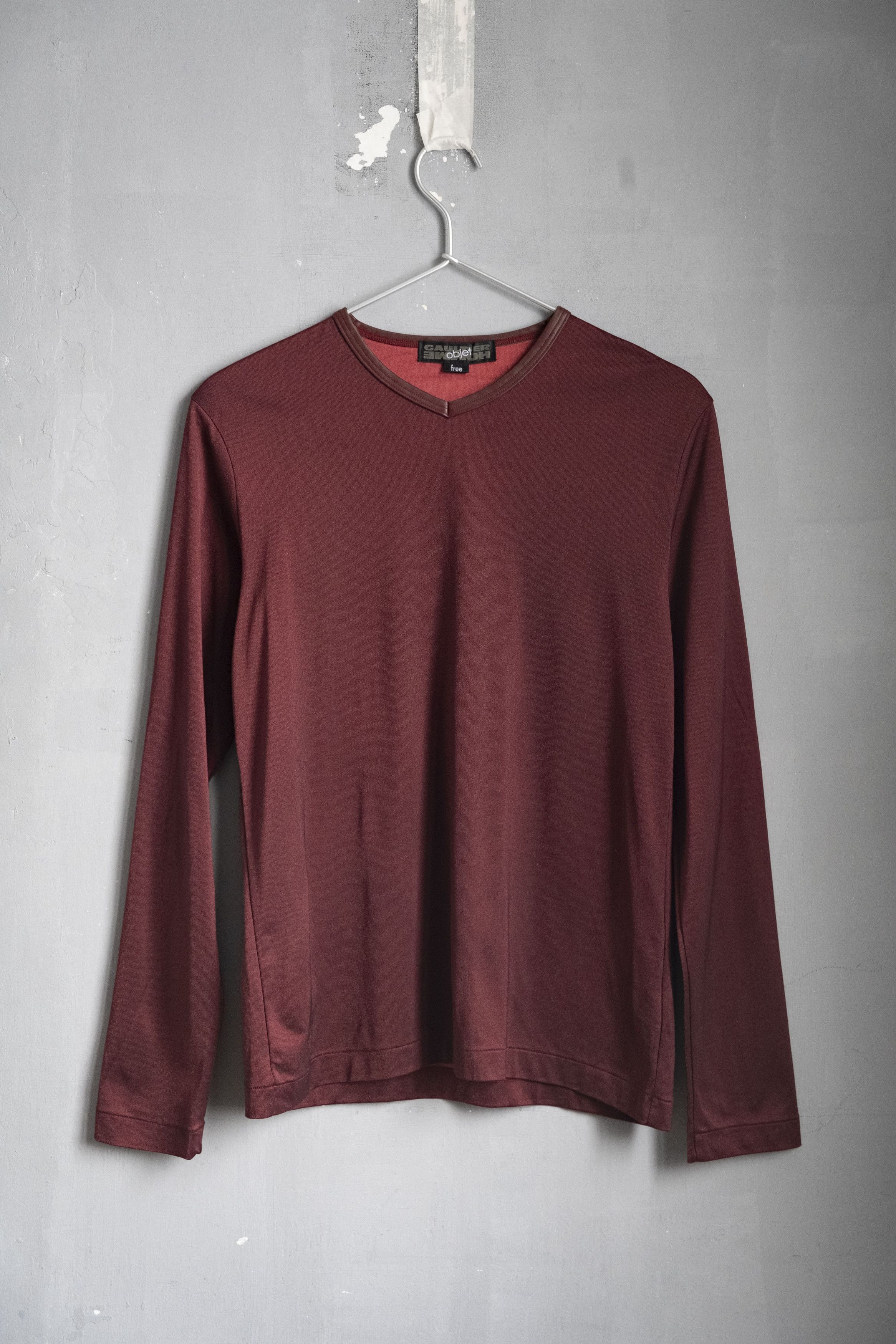 Jean Paul Gaultier Jean-Paul Gaultier Objet red longsleeve Size US M / EU 48-50 / 2 - 1 Thumbnail