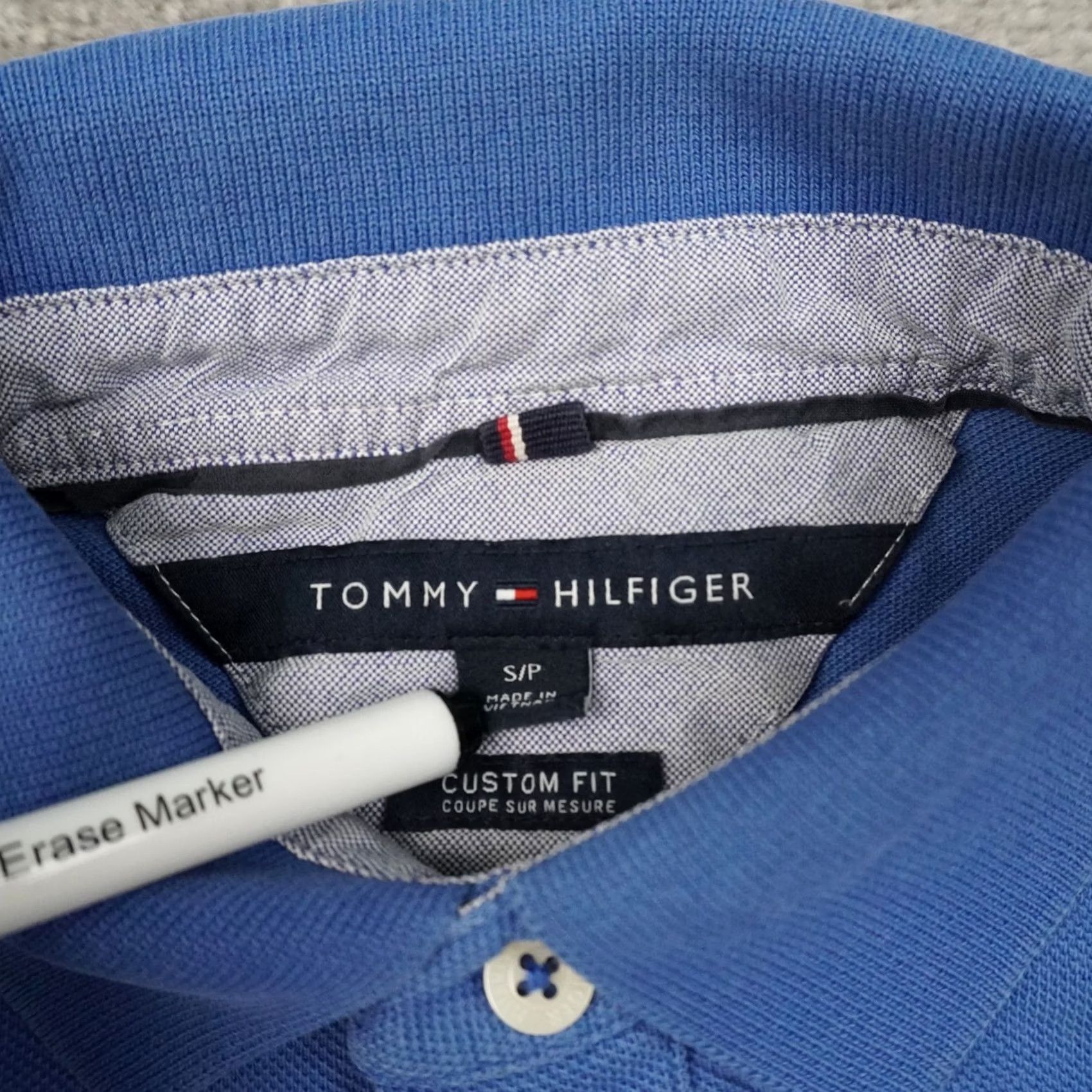 Tommy Hilfiger Tommy Hilfiger Polo Shirt Mens Small Blue Short Sleeve Collared Button Logo Classic Size US S / EU 44-46 / 1 - 5 Thumbnail
