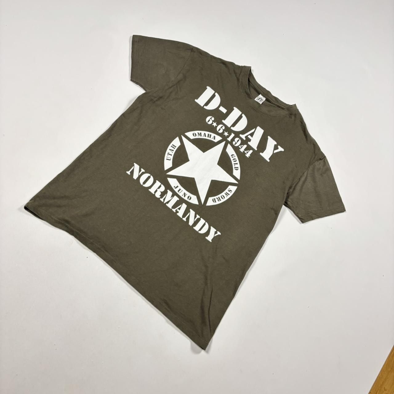 Japanese Brand washed graphic t-shirt D-Day Normandy 1944 military tee M Size US M / EU 48-50 / 2 - 2 Thumbnail