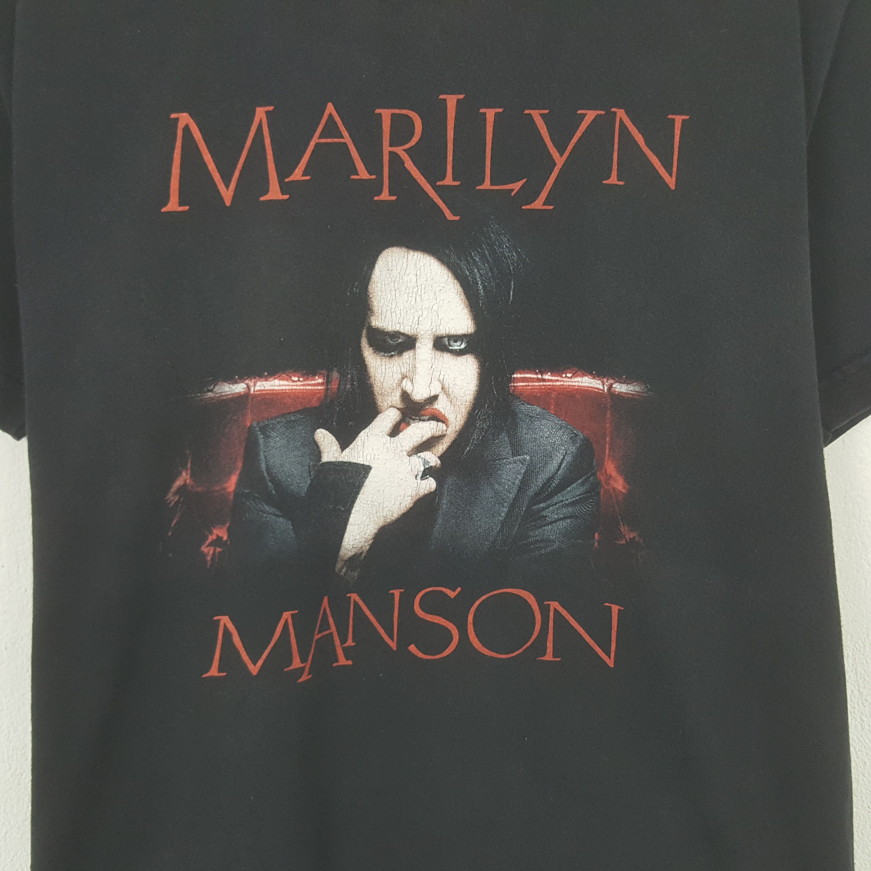 Band Tees Vintage Marilyn Manson Singer Tshirt Size US S / EU 44-46 / 1 - 2 Thumbnail