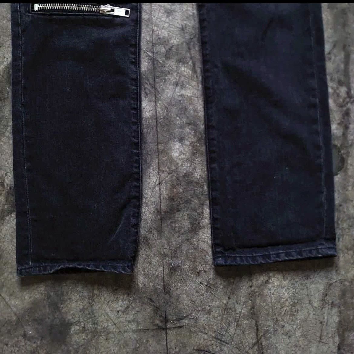 Vintage PPFM Zipper Punk Bikers Denim