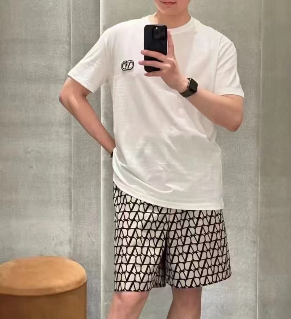 Valentino Toile Iconographe Silk Bermuda Shorts size46 Size US 30 / EU 46 - 5 Thumbnail