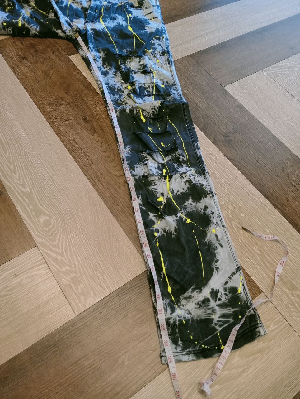 H&M H&M DISTRESSED BLEACH PAINTER PANTS Size US 32 / EU 48 - 12 Thumbnail