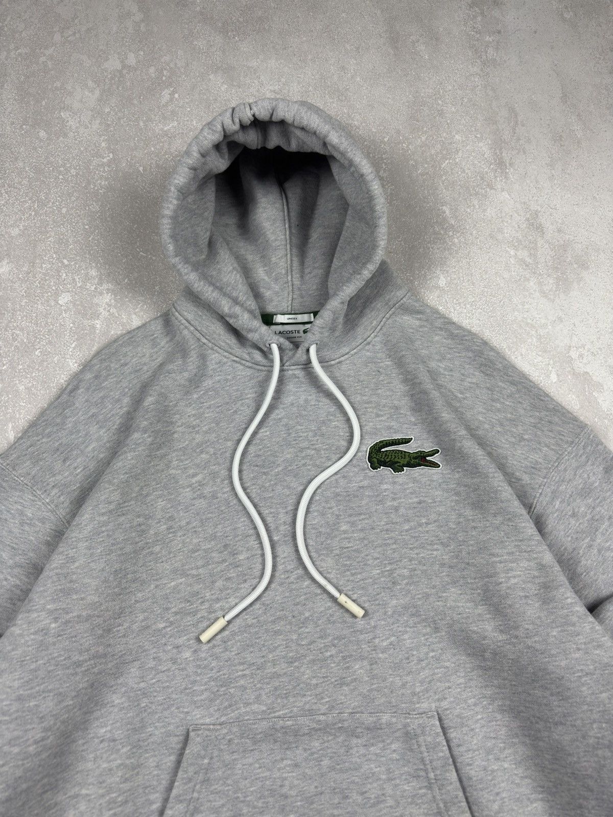 Lacoste Lacoste Lose Fit Gray Hoodie Logo Crocodile Organic Cotton Size US M / EU 48-50 / 2 - 5 Thumbnail