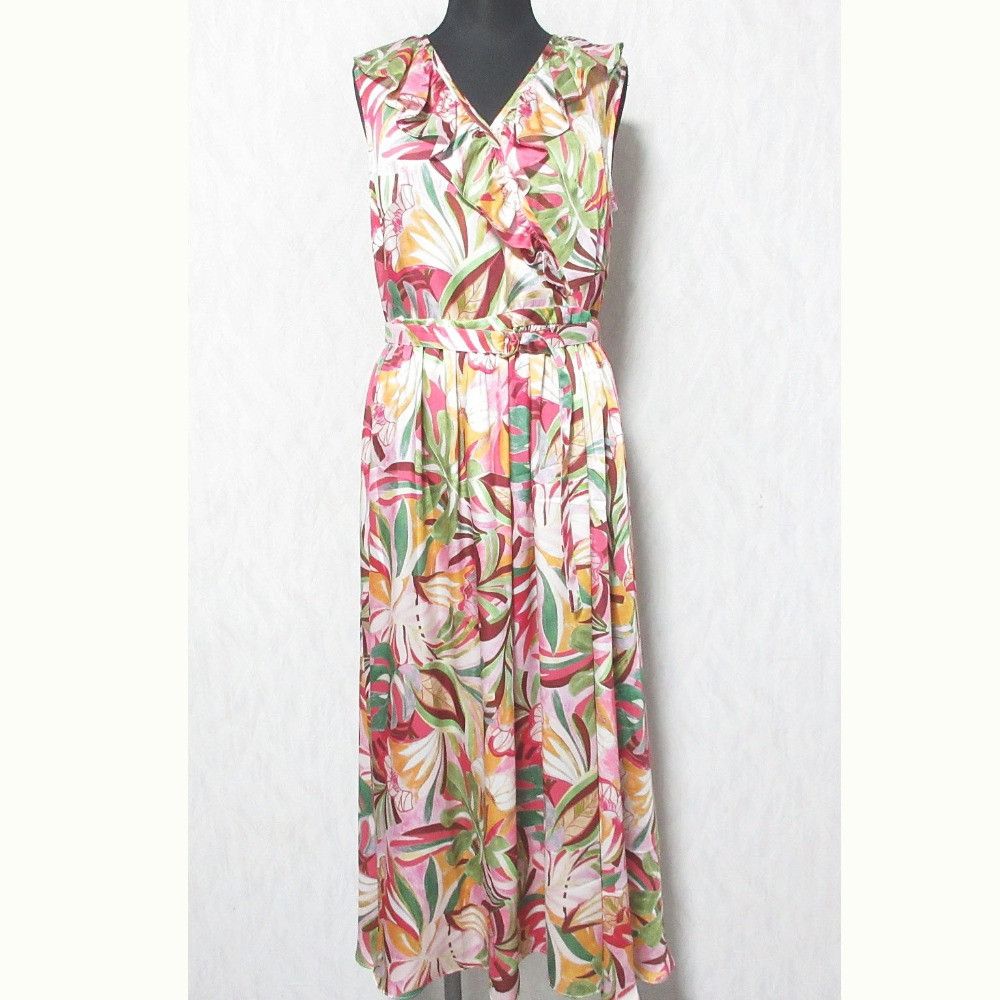 Other Other GRACE CONTINENTAL Leaf Print Dress Others Dresses 0124231015 DUTY FREE for USA Size ONE SIZE - 1 Thumbnail