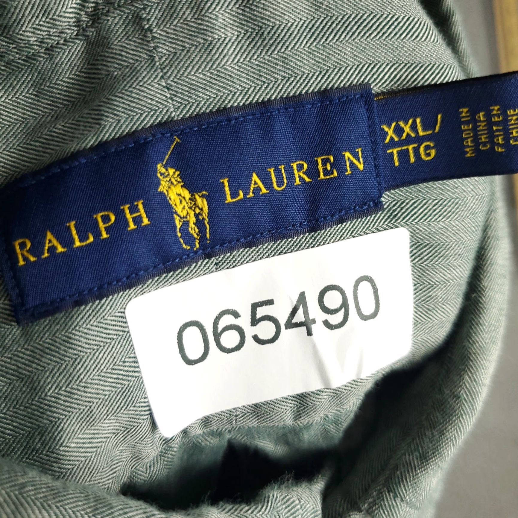 Ralph Lauren Ralph Lauren Shirt Mens 2XL Green Striped Pony Button Up Long Sleeve Size US XXL / EU 58 / 5 - 8 Thumbnail
