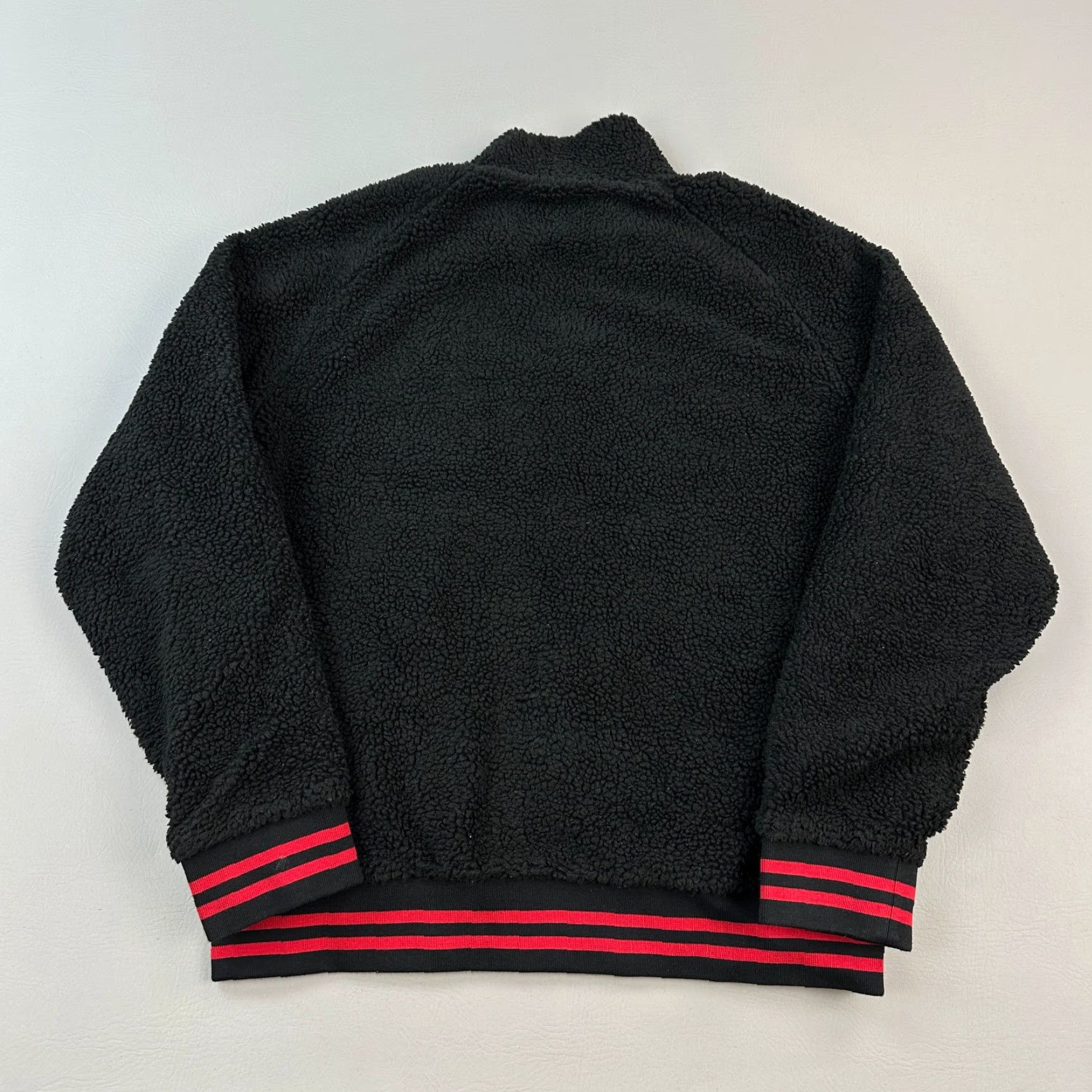 Polo Ralph Lauren Polo Ralph Lauren Jacket Mens Large Black Full Zip Retro Deep Pile Sherpa Talon Size US L / EU 52-54 / 3 - 6 Thumbnail