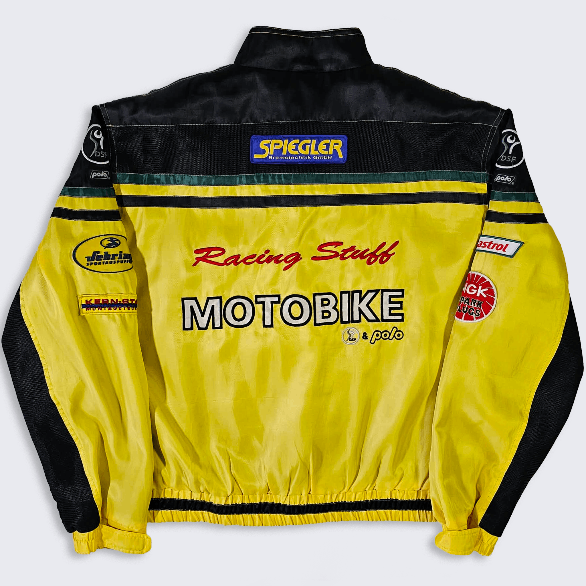 Vintage High Speed Vintage Motobike Racing Stuff Jacket Size US XL / EU 56 / 4 - 2 Thumbnail