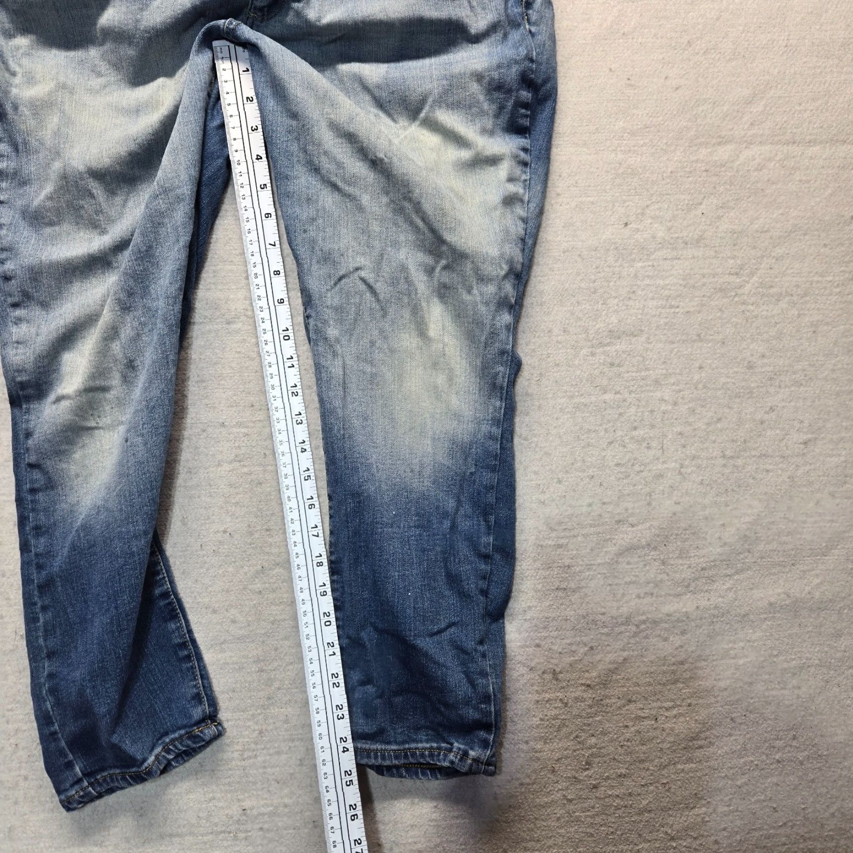 Vintage Arizona Jeans Blue Curvy Super Skinny Jeans Denim Pants Adult Women's Plus Sz 18 Size 40" / US 18 - 6 Thumbnail