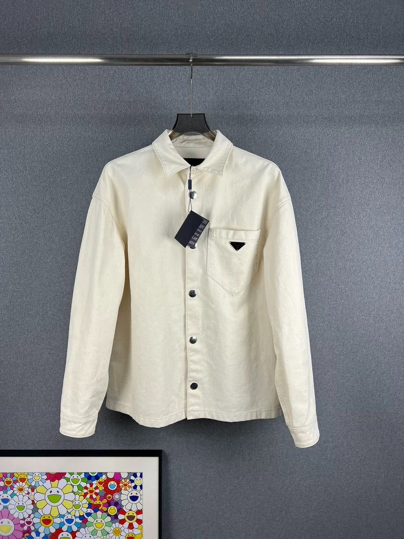 Prada Prada Triangle denim jacket shirt jacket 2503-Nextarrow Size US M / EU 48-50 / 2 - 1 Thumbnail