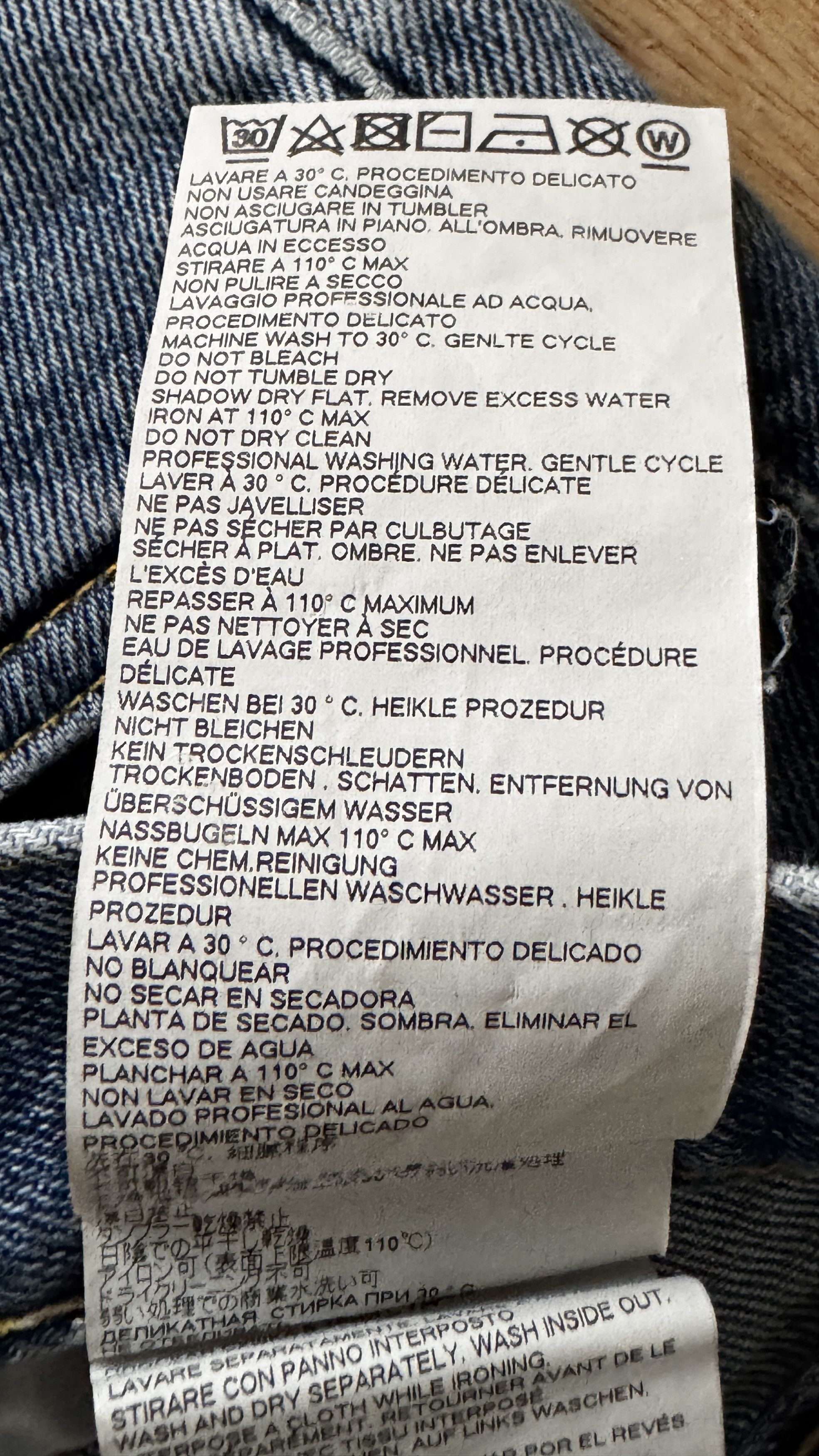 Maison Margiela aa . W32 . STEREOTYPE DENIM . MADE IN ITALY Size US 32 / EU 48 - 12 Thumbnail