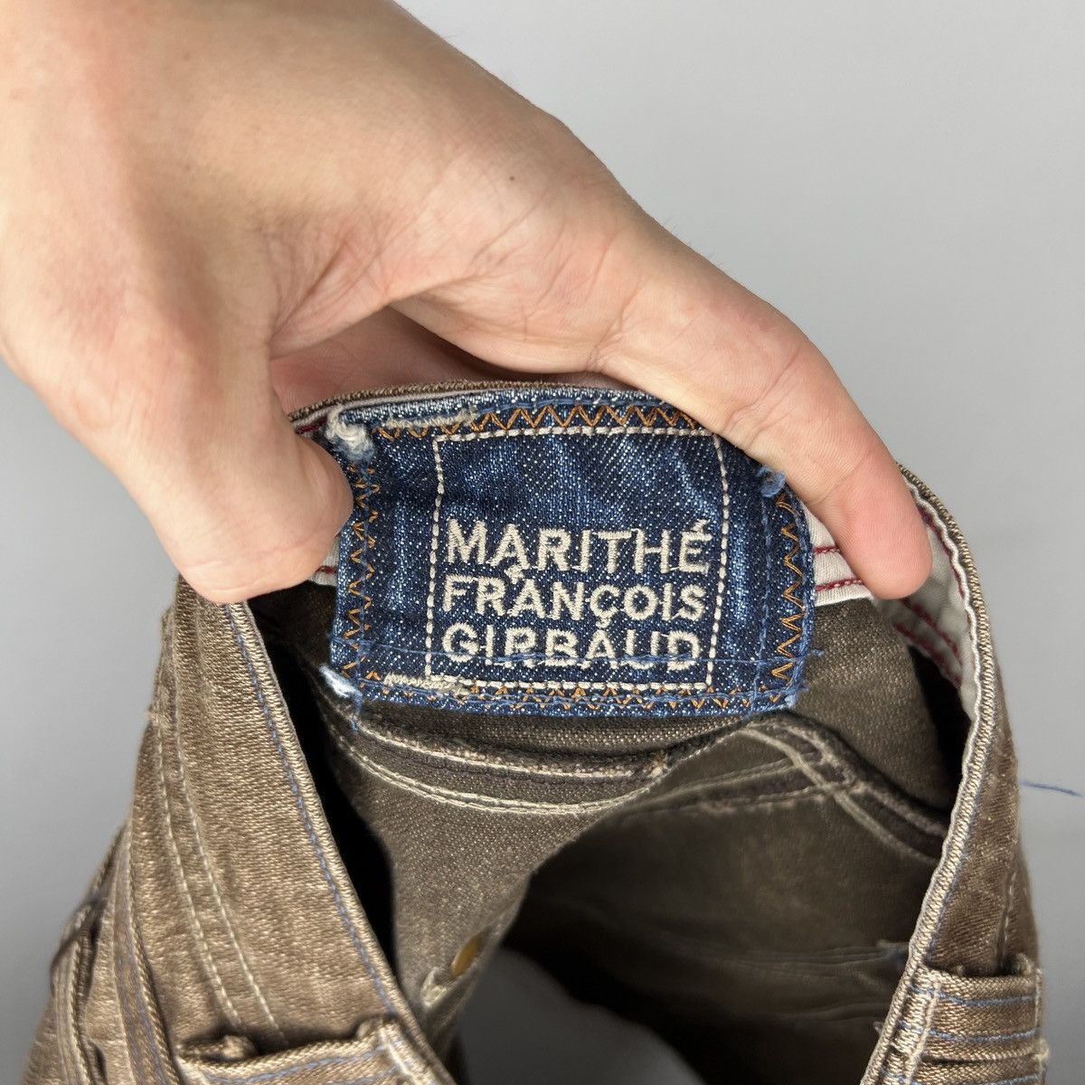 Japanese Brand × Marithe + Francois Girbaud × Vintage Vintage Marithe Francois Girbaud Japanese Brand Skirt Denim Size 27" / US 4 / IT 40 - 7 Thumbnail