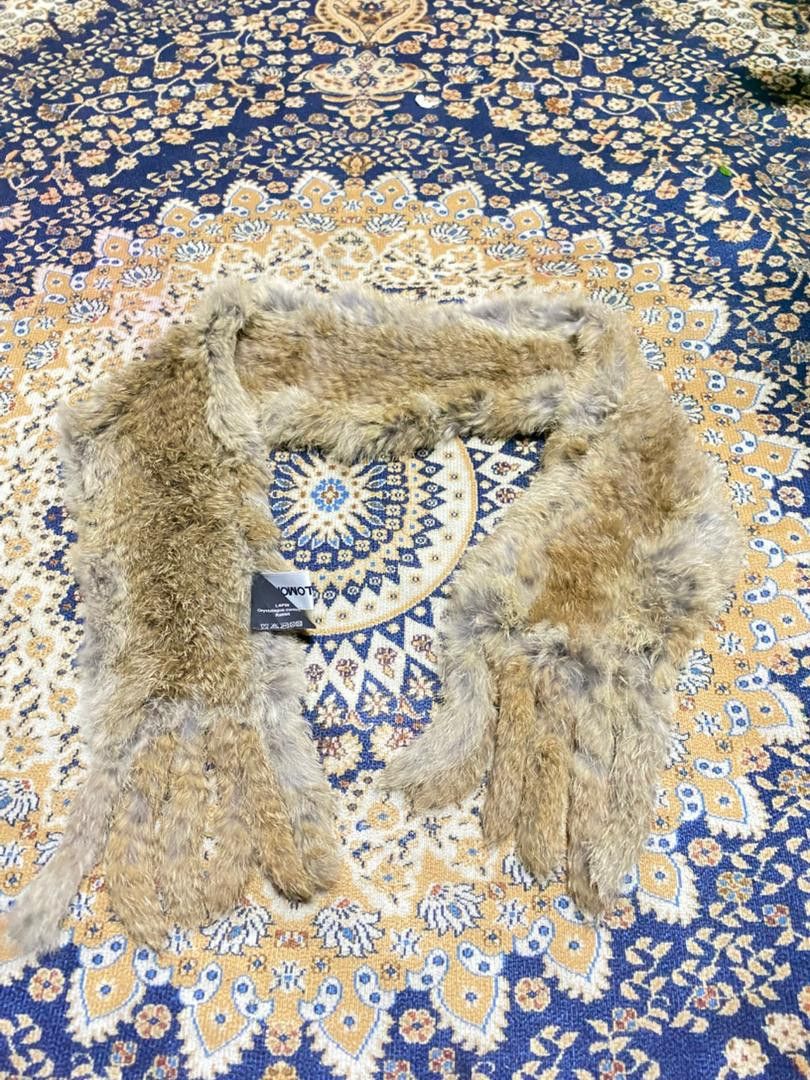 Yves Salomon YVES SALOMON Genuine Fur Scarf Size ONE SIZE - 1 Thumbnail