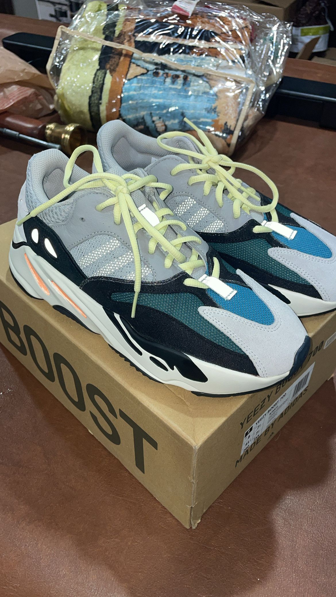 image of Adidas Yeezy 700 Wave Runner Shoes, Men's (Size 8)