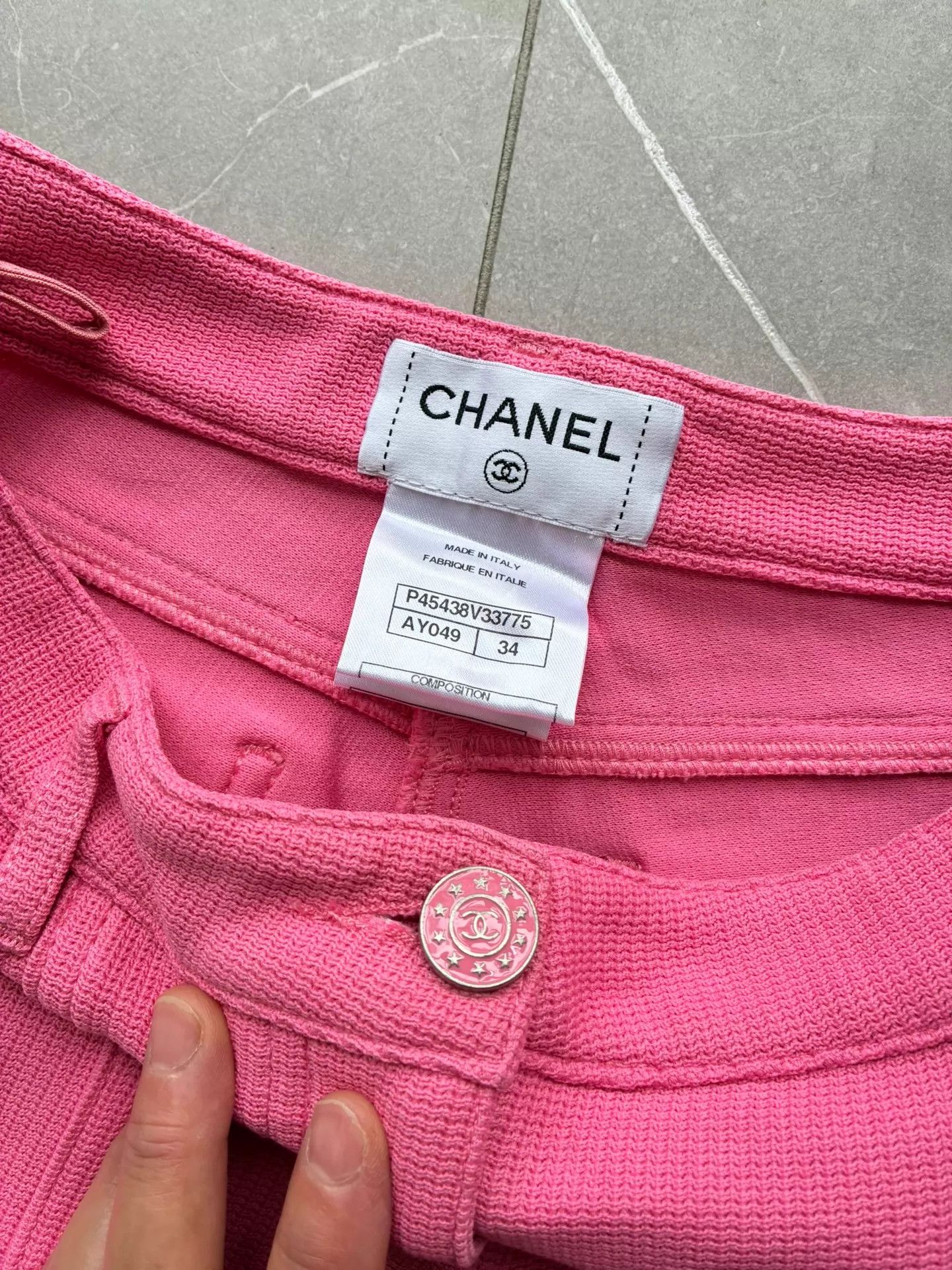 Chanel Chanel Pink Knit Pants Size 34 Size 25" / US 0 / IT 36 - 3 Thumbnail