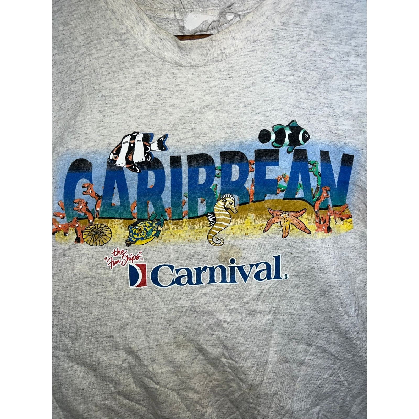 Vintage Vintage Caribbean Shirt Carnival Fun Ship Graphic Tee 90s L Size US L / EU 52-54 / 3 - 2 Thumbnail