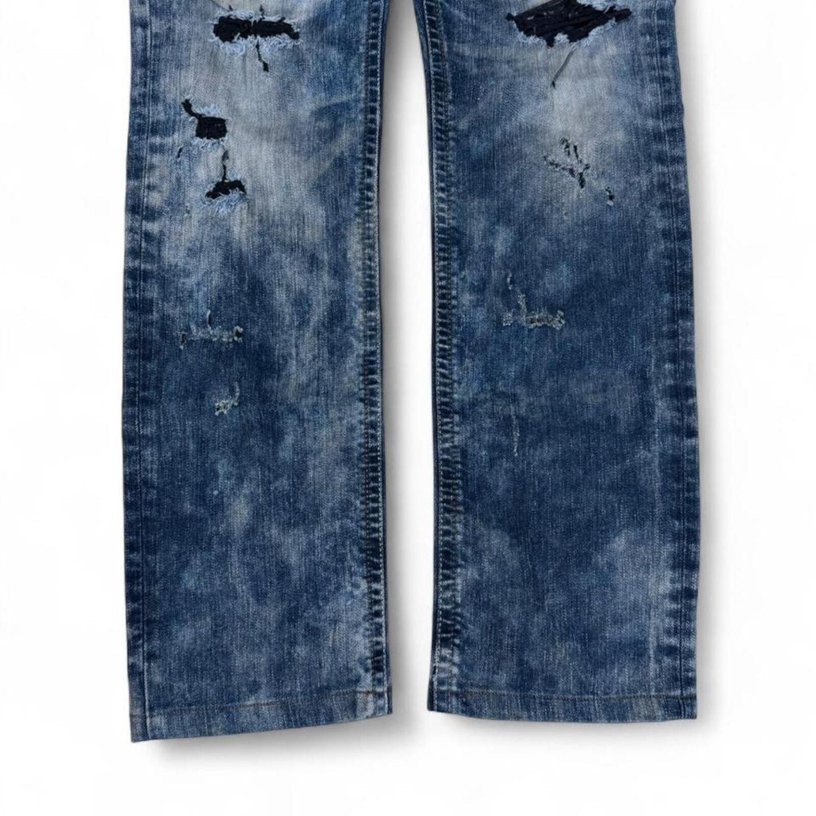 True Religion Buckaroo vintage stud work detail dark wash article Size 34" / US 12 / IT 48 - 7 Thumbnail