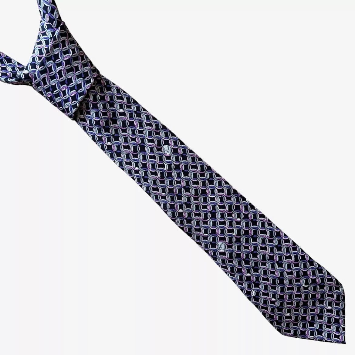 Vintage Vintage 90s Emilio Pucci Firenze Abstract Print Silk Tie Size ONE SIZE - 1 Thumbnail