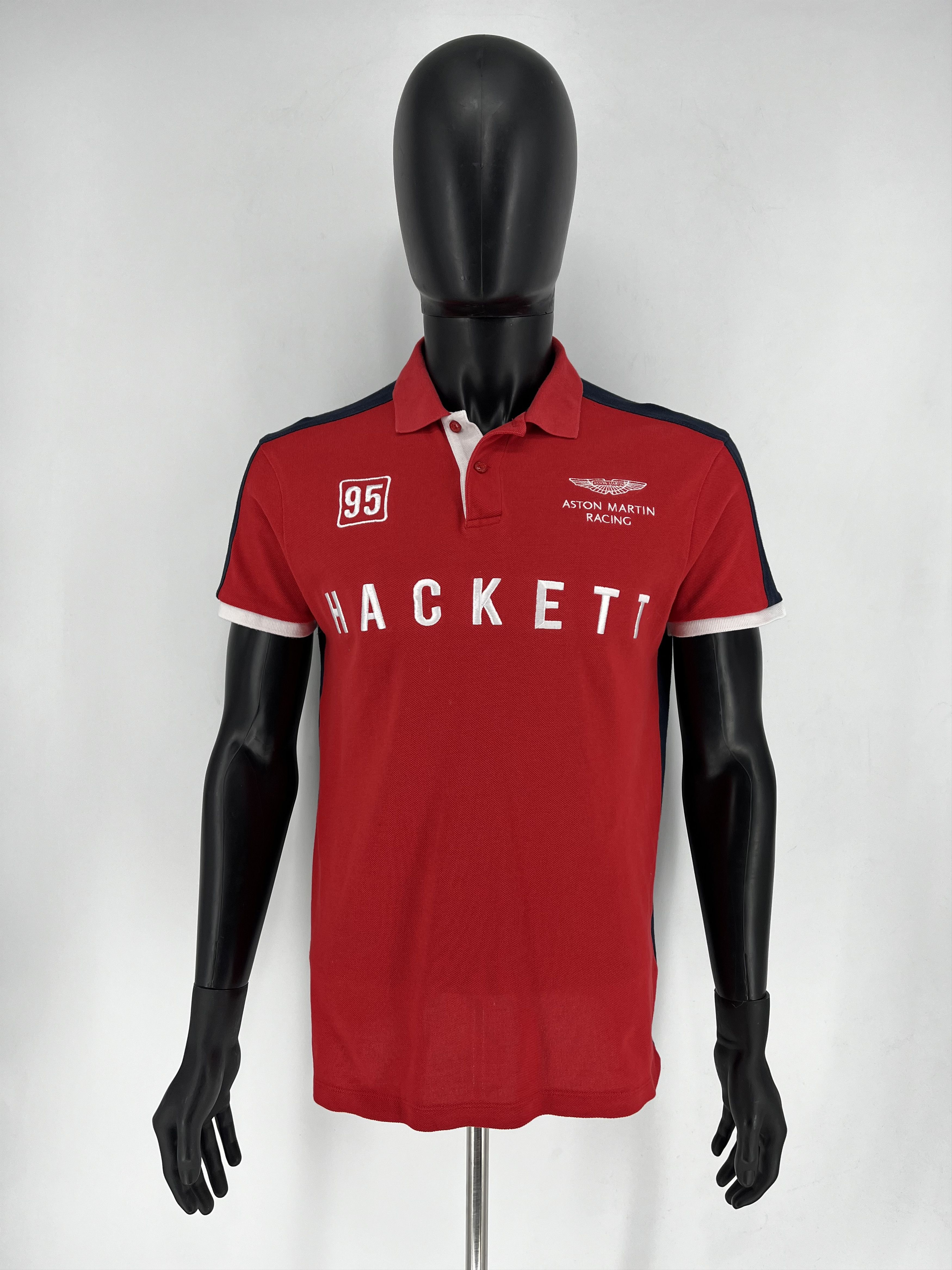 Hackett Hackett Aston Martin Vintage Mens Racing Polo Shirt Size M Size US M / EU 48-50 / 2 - 2 Thumbnail
