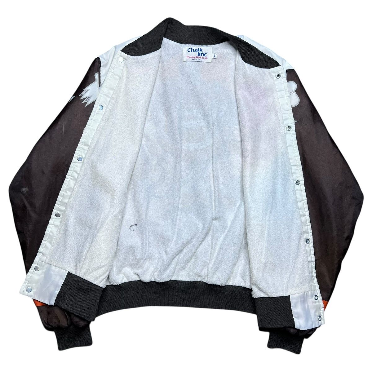 Chalk Line 90s NFL Cleveland Browns Dawgs Chalk Line Fanimation Jacket Size US L / EU 52-54 / 3 - 3 Thumbnail