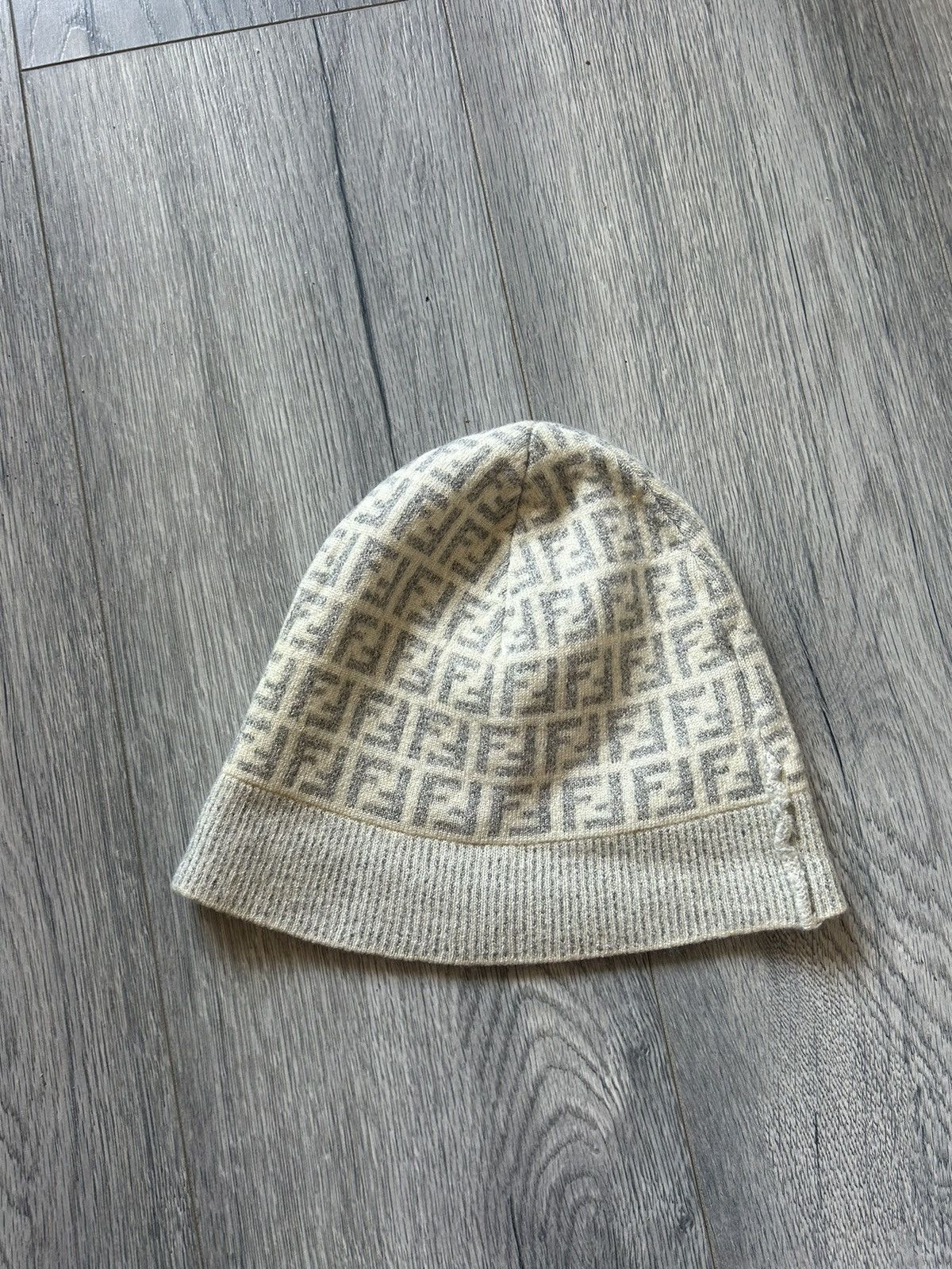 Fendi FF Zucca Monogram Wool Beanie Size ONE SIZE - 2 Thumbnail