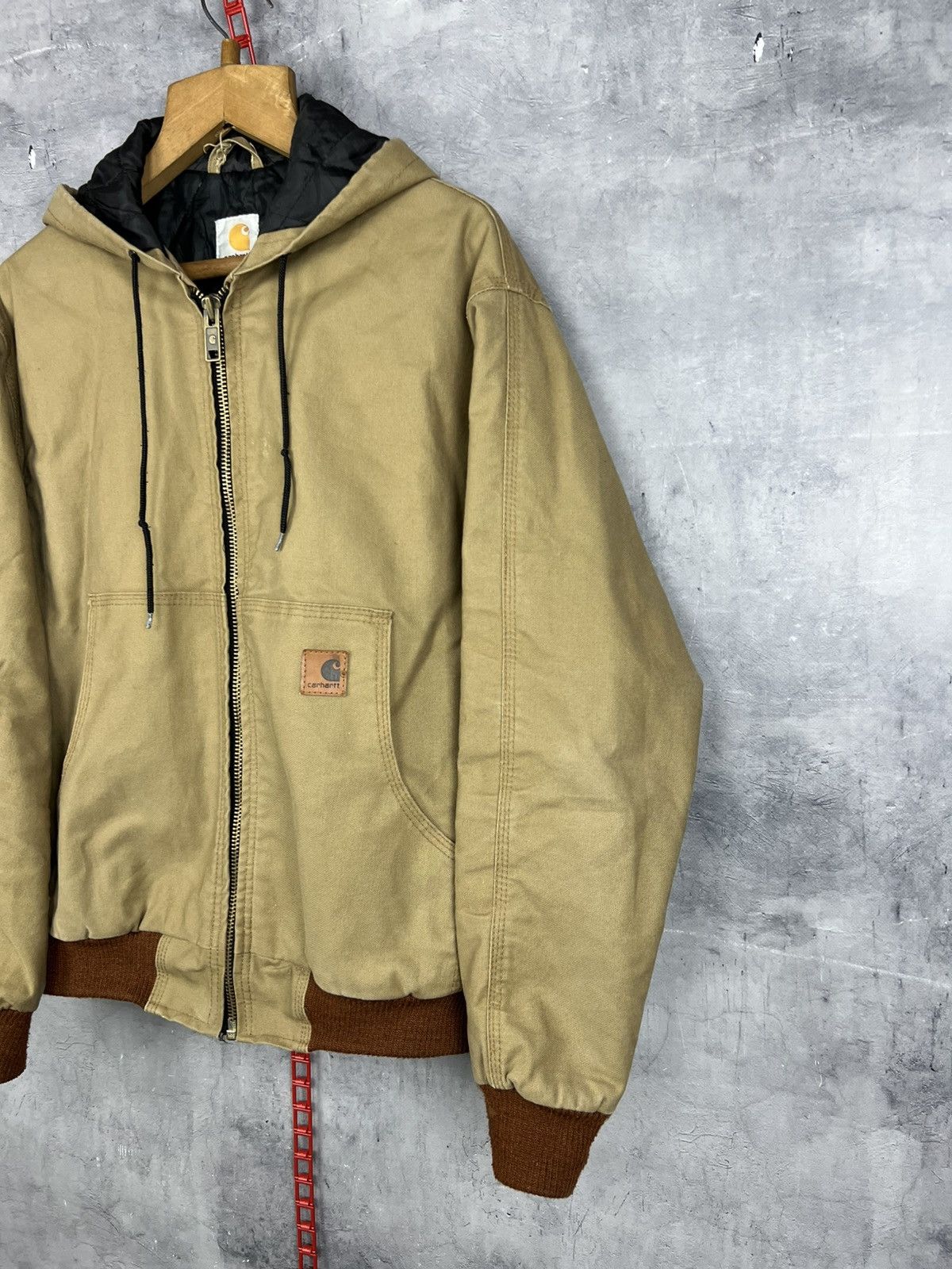 Carhartt Wip Vintage Carhartt Duck Canvas Hoodie Men’s Jacket Size M Size US M / EU 48-50 / 2 - 7 Thumbnail