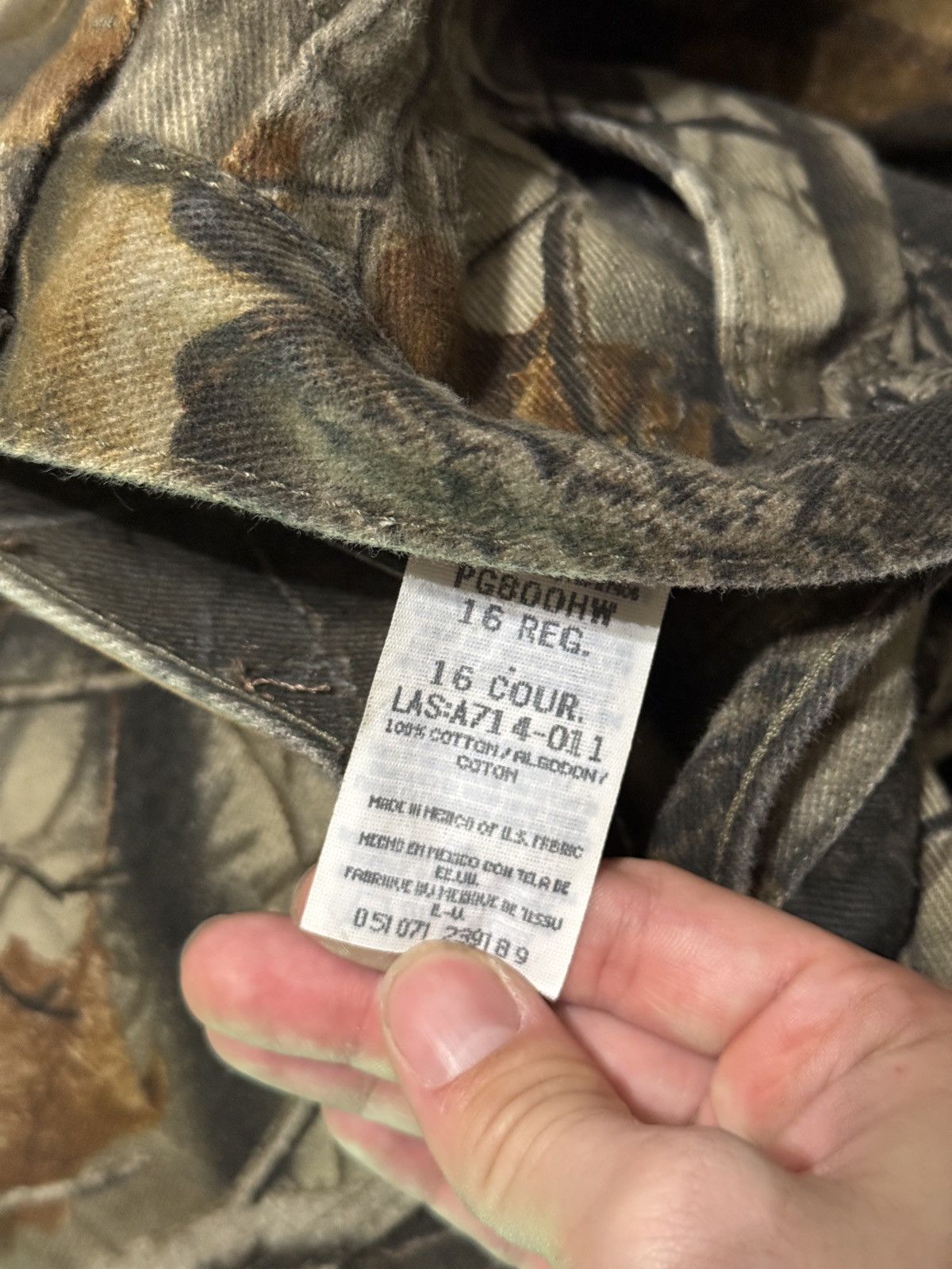 Realtree Vintage Y2K Wrangler Realtree Camo Straight 16 28x29 Pants Size US 28 / EU 44 - 4 Thumbnail