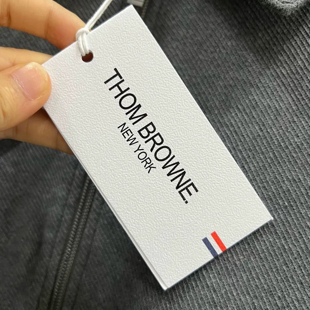 Thom Browne Thom Browne Gray Four-Stripe Zip Jacket Size US XS / EU 42 / 0 - 7 Thumbnail