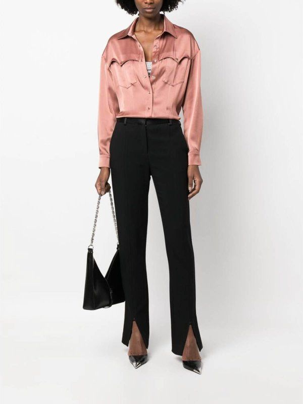 Tom Ford o1y0226 Solid Color Shirt in Antique Rose Size S / US 4 / IT 40 - 4 Thumbnail