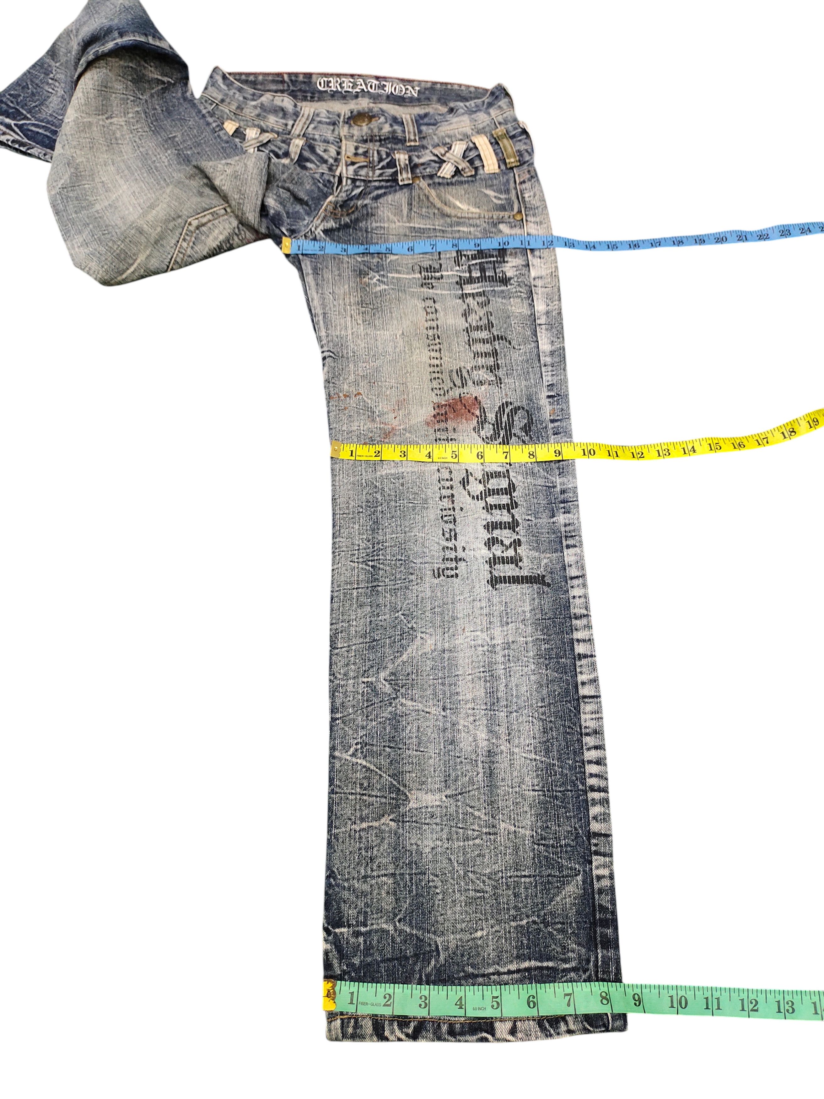 Undercover Creation Japan Double Waist Patchwork Clawmark Distress Jean Size US 32 / EU 48 - 16 Thumbnail