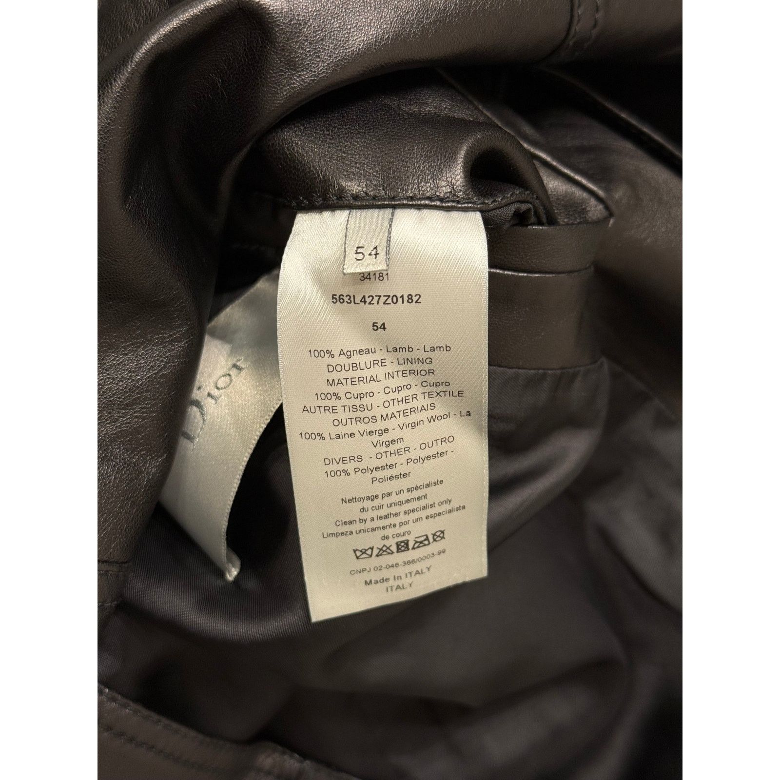 Dior 2010s Dior hybrid varsity leather jacket Size US L / EU 52-54 / 3 - 9 Thumbnail