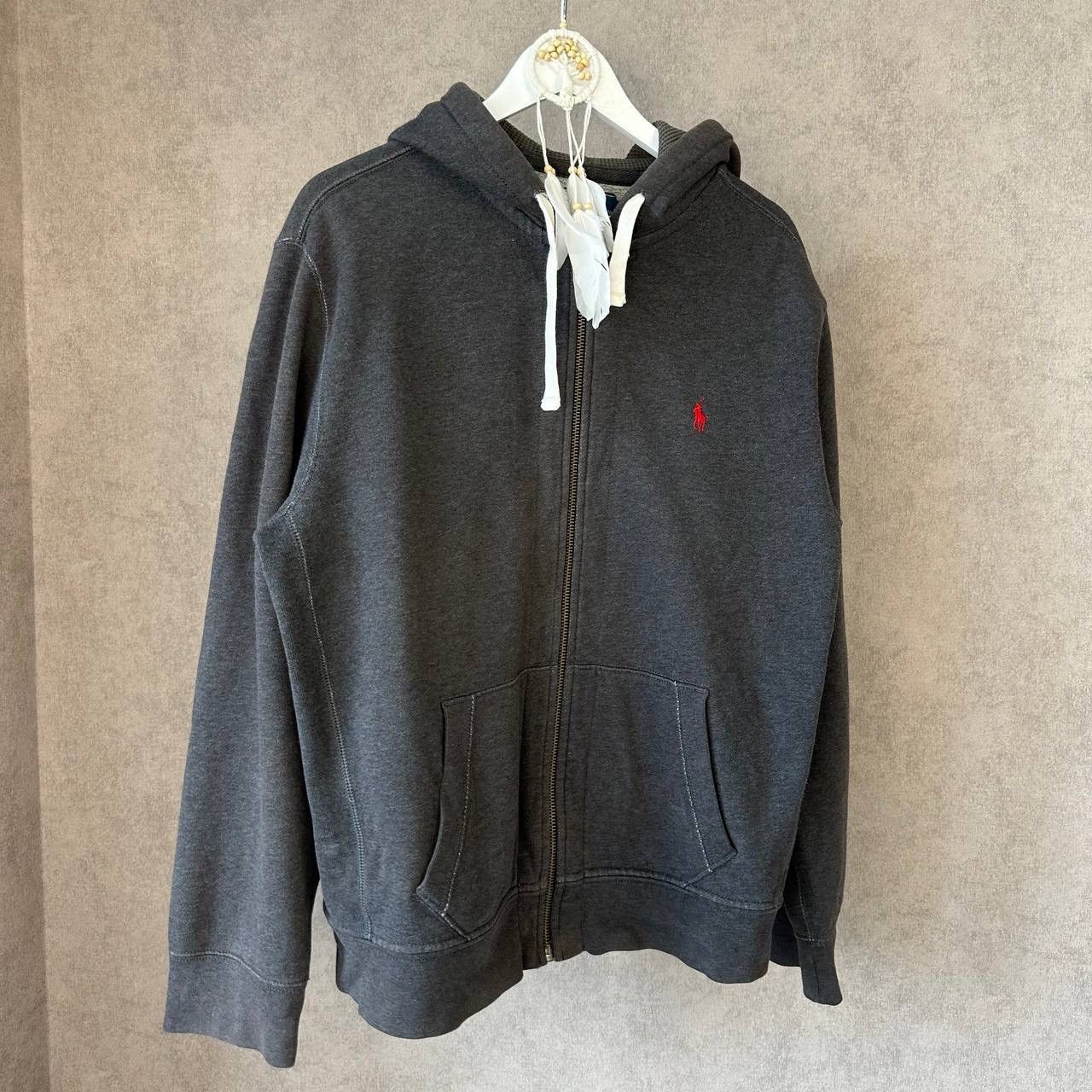 Polo Ralph Lauren × Vintage Vintage Polo Ralph Lauren Zip Hoodie Basic Fit Old Money Y2K Size US L / EU 52-54 / 3 - 1 Thumbnail