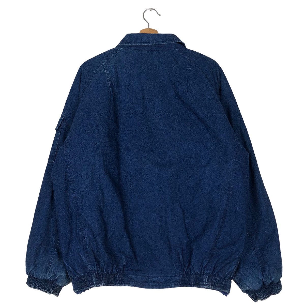Issey Miyake 🔥Vintage Bomber Denim Jacket North Bound Japan Made Size US M / EU 48-50 / 2 - 8 Thumbnail