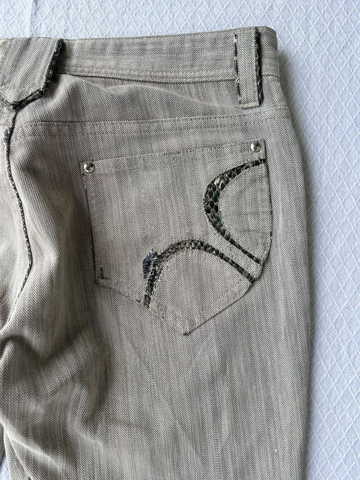 Hysteric Glamour 💸BINDINGOFFER💸Flared jeans snake skin takaiq Ifsixwasnine Size US 32 / EU 48 - 11 Thumbnail