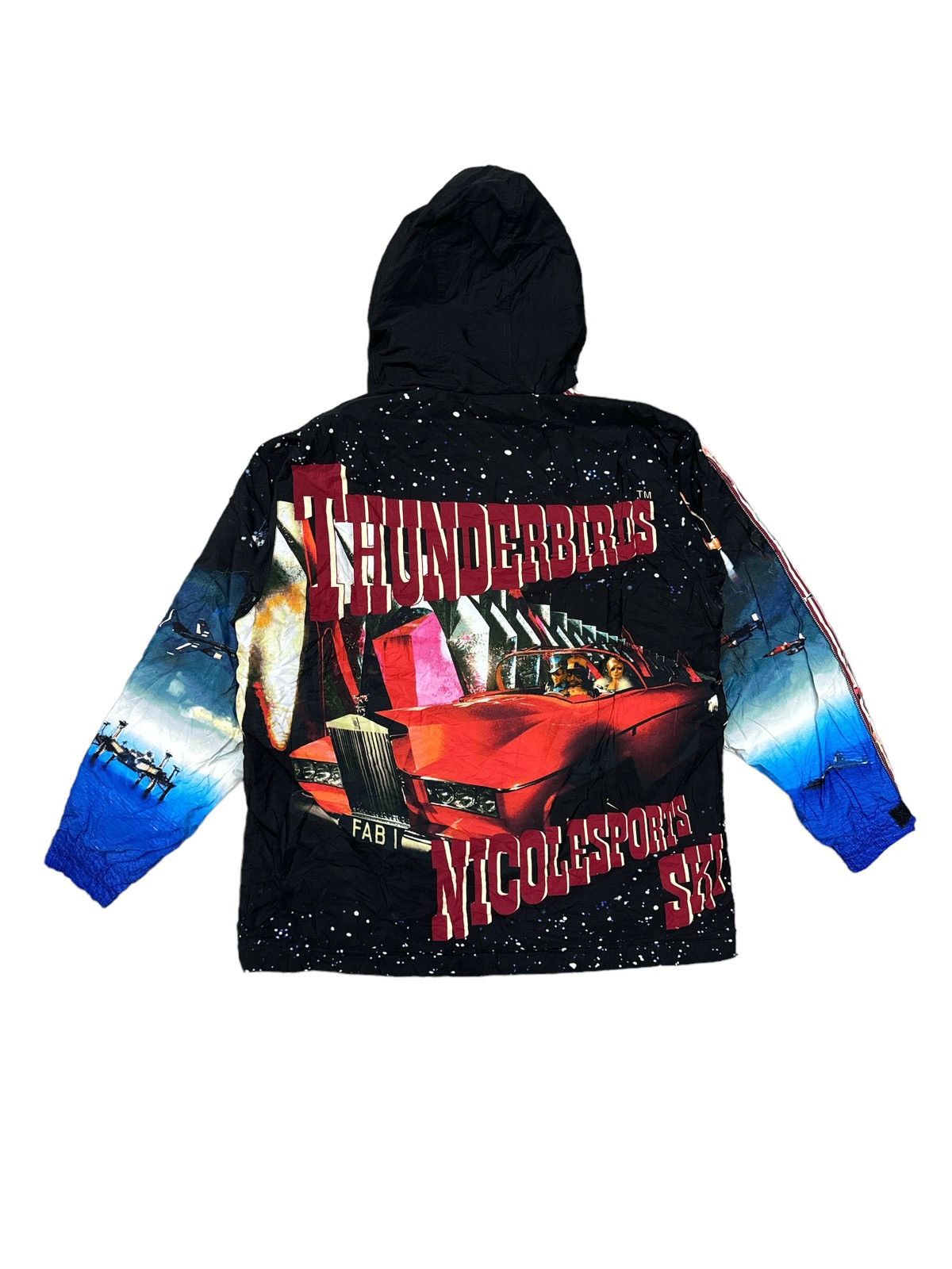 Anime 1997 NICOLE SPORTS SKI X THUNDERBIRDS JACKET HOODIE Size US L / EU 52-54 / 3 - 2 Thumbnail