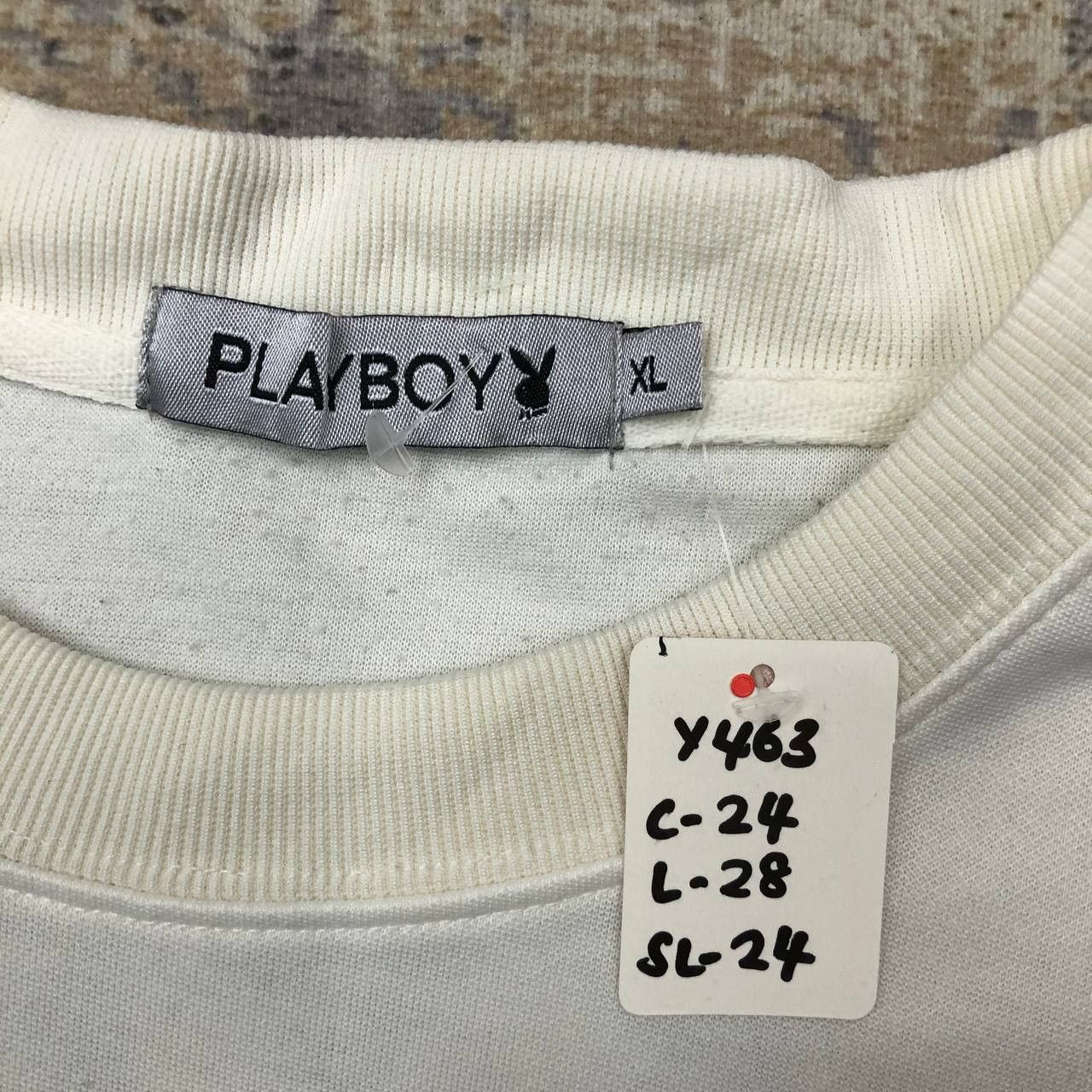 Playboy Y463 PLAYBOY LOGO SWEATSHIRT Size US XL / EU 56 / 4 - 6 Thumbnail