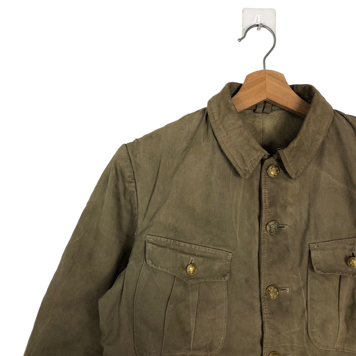 Vintage 🔥50’s True Vintage Chore Work Jacket Military Army Collect Size US M / EU 48-50 / 2 - 7 Thumbnail