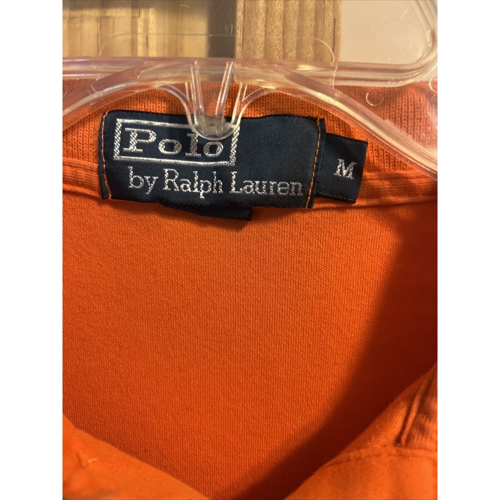 Polo Ralph Lauren Polo Ralph Lauren Men’s M Orange SS Button Cotton Polo Shirt Size US M / EU 48-50 / 2 - 2 Thumbnail