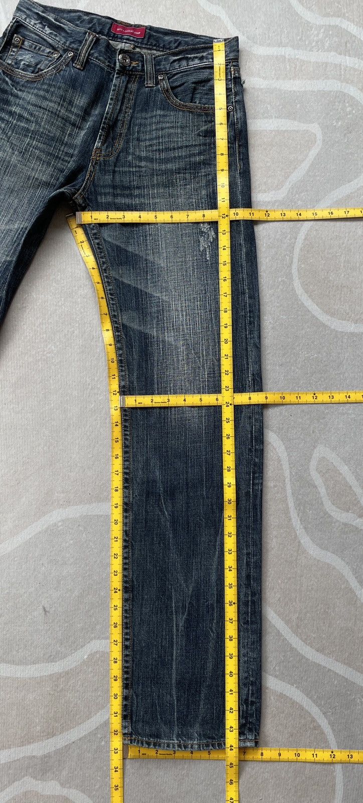 Japanese Brand Anti-Label Special Denim Embroidery Jeans (LG120) Size US 28 / EU 44 - 15 Thumbnail