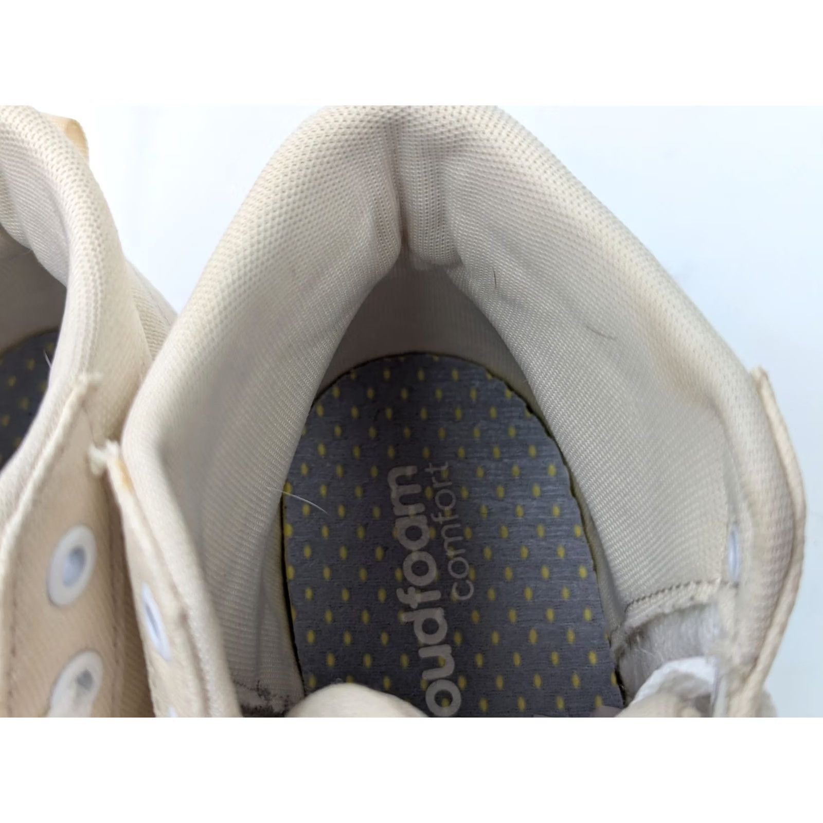 Adidas Adidas Bravada Ivory Canvas Mid Top Sneaker Women 8.5 – Cloudfoam Skate Style, EUC Size M / US 6-8 / IT 42-44 - 7 Thumbnail