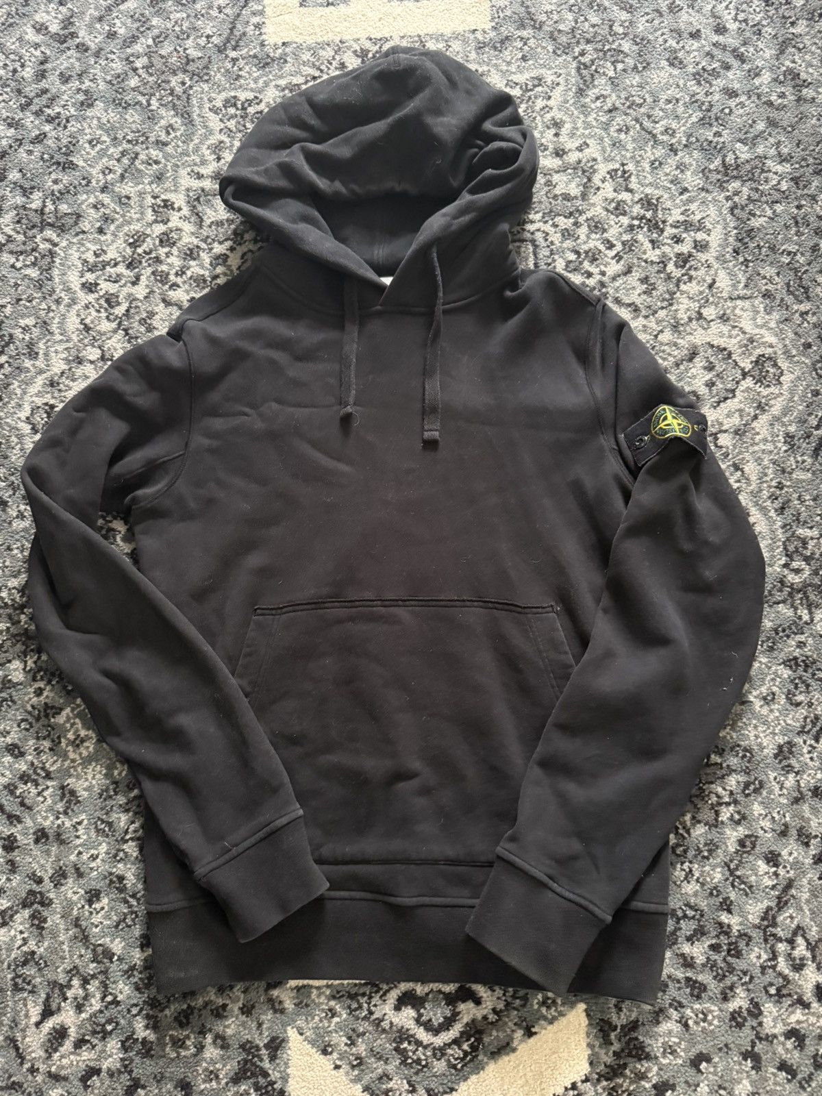 Stone Island Stone Island Black Hoodie Size US M / EU 48-50 / 2 - 2 Thumbnail