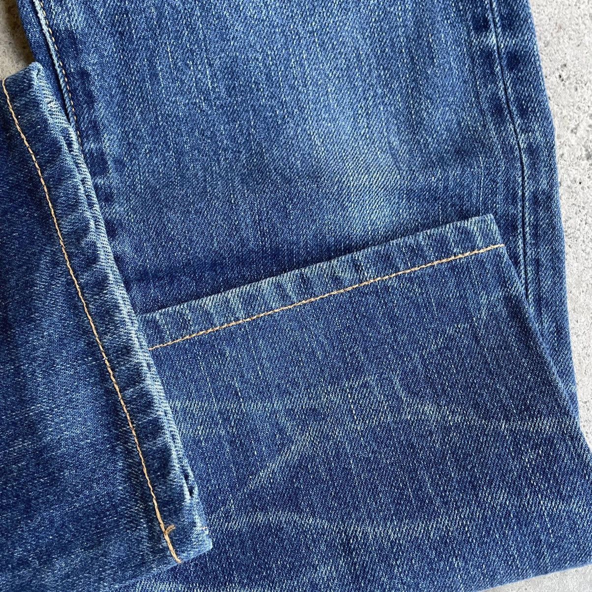 KURO 🔥🇯🇵KURO Japan Blue Denim Distress Selvedge Denim Jeans Size US 31 - 7 Thumbnail