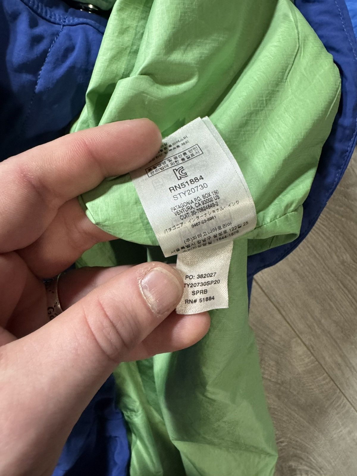 Patagonia Patagonia men’s recycled nylon parka jackets blue two tone Size US XL / EU 56 / 4 - 8 Thumbnail