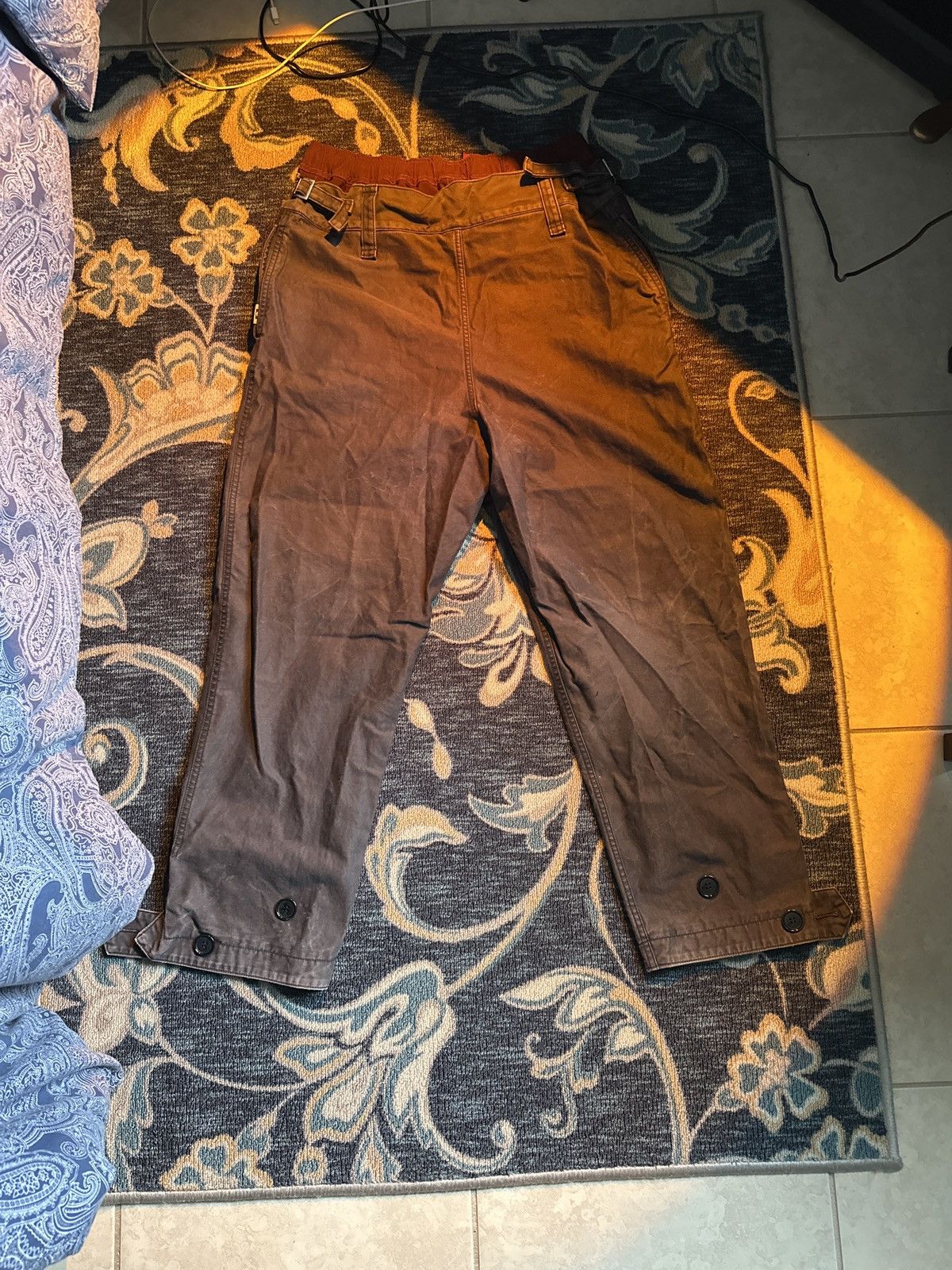Maison MIHARA YASUHIRO Maison Mihara button Detailed Cargo Trousers Size US 32 / EU 48 - 2 Thumbnail