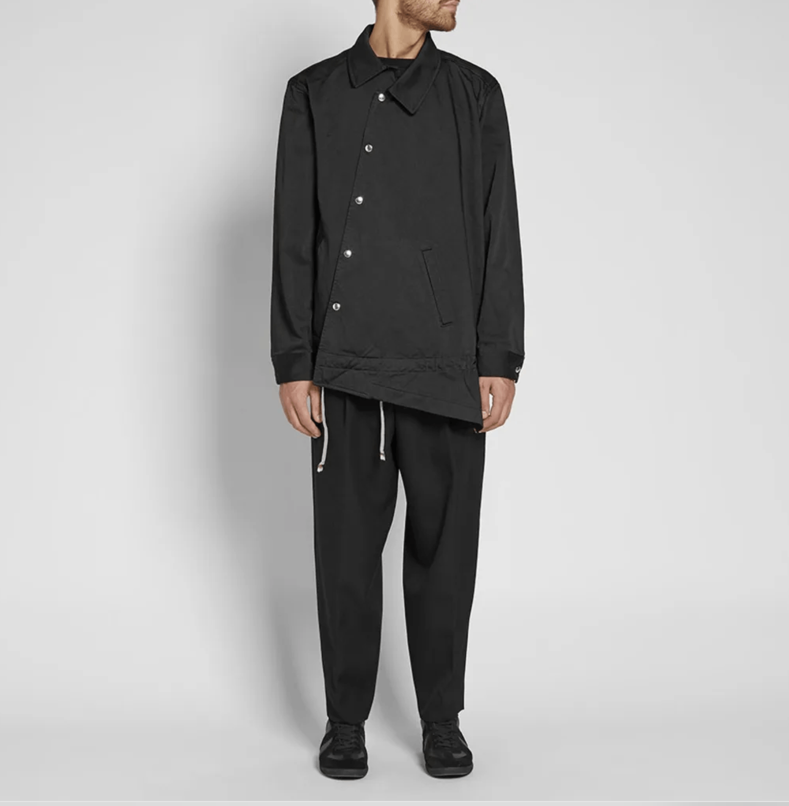 Comme des Garcons Homme Plus ASYMMETRIC BUTTON JACKET Size US L / EU 52-54 / 3 - 2 Thumbnail